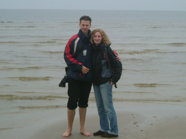 am Strand von Jurmala