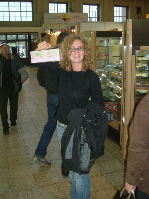 Markthalle - Kuchenkauf