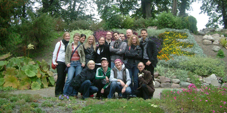 Gruppenbild im Botanischen Garten